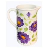 Ceramic Pitcher - 8" tall