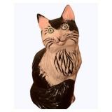 Ceramic Cat - 11" tall