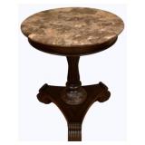 Marble Top Parlor Table - 24 x 28