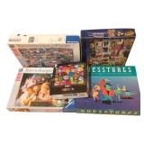 Lot of Assorted Puzzles & more