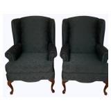 2 Schewel Wing Chairs - 27 x 36 x 42