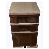 Storage Drawers w/ contents 16.5 x 16.5 x 26.5