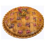 Clay Castle Covered Pie Dish - 11" round