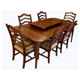 Dining Table w/ 6 Chairs & 1 Leaf