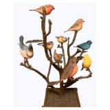 Metal Tree w/ Birds Figure