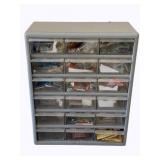 Storage Bin w/ contents - 15 x 7 x 19