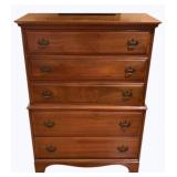 Davis 3 over 2 Chest, solid walnut - 36 x 21 x 50
