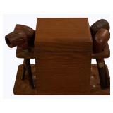 Tobacco Pipe Stand w/ 4 pipes