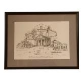 Framed Signed Print - 16 x 28