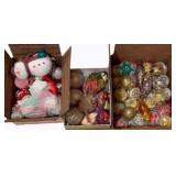 3 Boxes of Christmas Ornaments