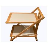 Wood Tea Cart/Stand - 19 x 26 x 31