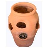 Terracotta Strawberry Pot - 9 x 15
