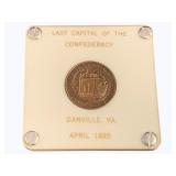 Danville, VA Confederacy Bronze Coin