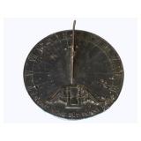 Cast Iron Sundial - 11" round