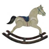 Wooden Miniature Rocking Horse 15x18