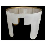 Chelsea House Round Glass Top Table