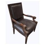 Coast to Coast Carved Accent Arm Chair