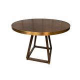 Wildwood Renzo Wood & Antique Brass Table