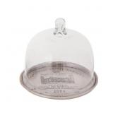 Elk Home Antique Silver Napa Tray with Cloche