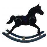 Wooden Miniature Rocking Horse 15x18
