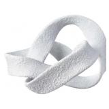 Elk Home Textured White Baze Object 7x13x11