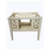 Powell Cream Magazine Table