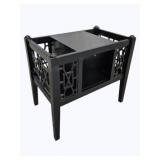 Powell Black Magazine Table