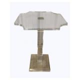 John Richard Lucite Table 25 x 18 x 18