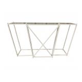 Chelsea House Glass Top Console Table