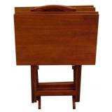 Powell TV Tray Set on Stand 26x24x16