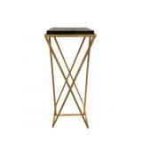 Wildwood Malcolm Pedesal, Gold Leaf Finish