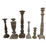 6 Assorted Candle Prickets