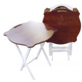 Powell TV Tray Set on Stand 27x24x24