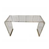 Chelsea House Waterfall acrylic console table