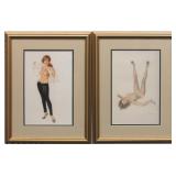 2 PIN UP GIRLS BY ALBERTO VARGAS