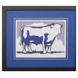 BULL GICLEE BY ROY LICHTENSTEIN