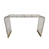 Chelsea House Waterfall Acrylic Console Table
