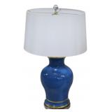 Chelsea House Audrey Blue Lamp 32"