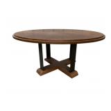 Round Dining Table, Pedestal Base