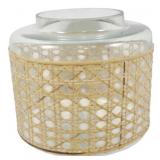 Elk Home Glass Vase with Sleeve 10.5"