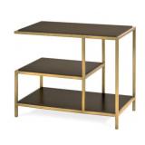Alden Home Continental Kona Brass End Table