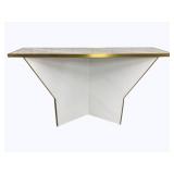 Wildwood Marble Top Console Table - 37 x 60 x 16