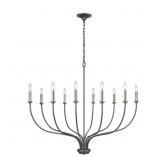 Madeline 10-Light Chandelier 49x45x45
