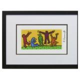 DANCING FIGURES PRINT BY KEITH HARING
