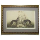 COURSING II PRINT BY LOUIS ICART