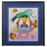 DONALD DUCK PRINT BY PETER MAX