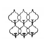 Metal Wall Hanging Candle Decor 35 x 35