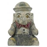 Wooden Elephant Figure 12"