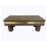 Chelsea House Coulter Leather Cocktail Table