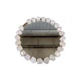 Chelsea House White Agate 34" Wall Mirror